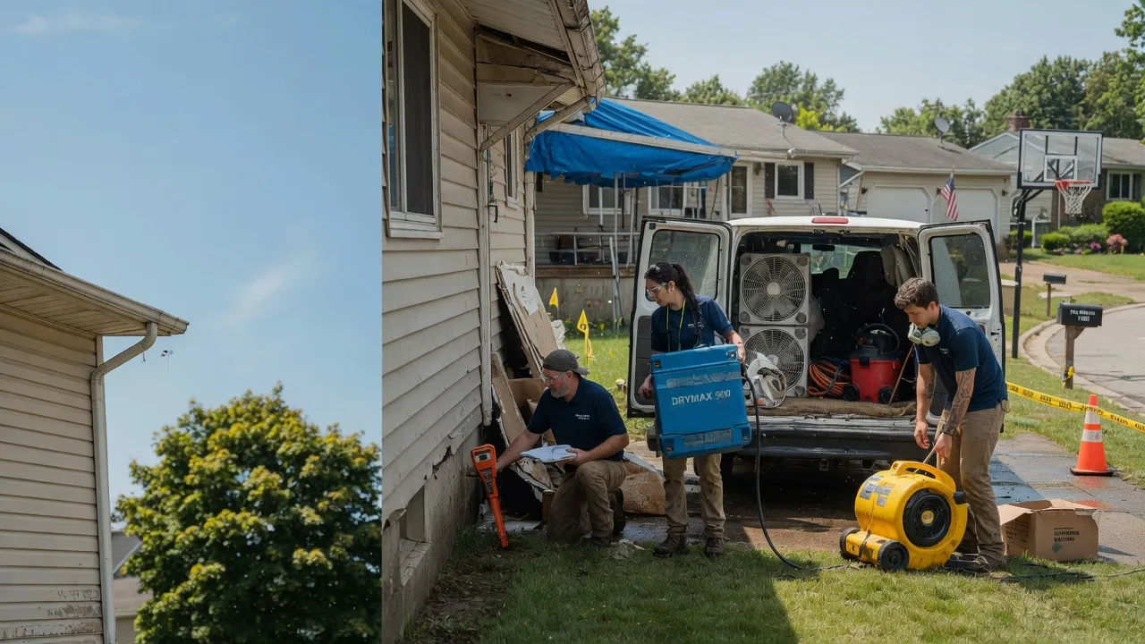 Ceiling Leak Cleanup in Rockford, MI near me